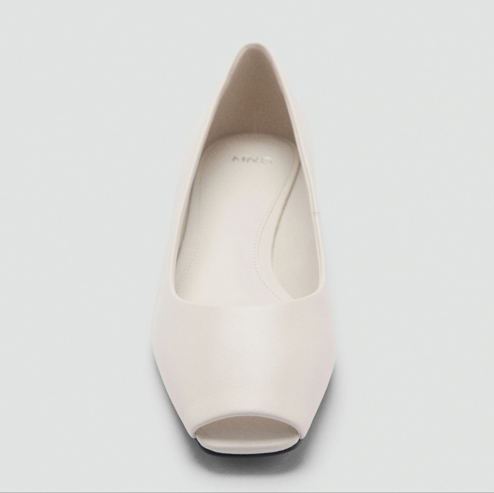 MANGO Open-toe Leather Shoes - Picture 5 of 10